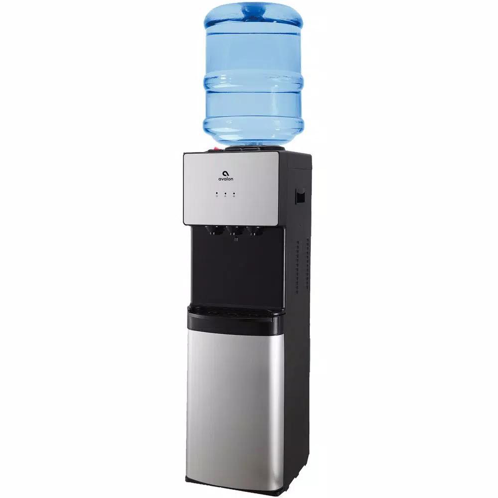 Avalon 3-Temperature Top Loading Water Cooler Dispenser, Stainless Steel