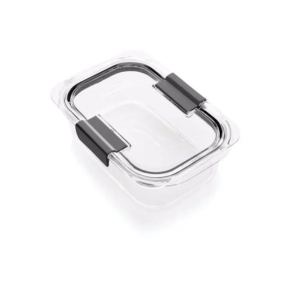 Rubbermaid Brilliance 5-Piece Medium Food Storage Container Set, Leak-Proof & BPA-Free