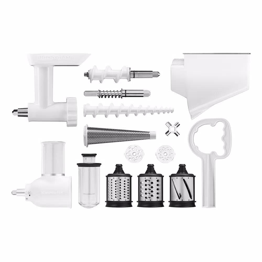 KitchenAid Slicer, Shredder, Grinder, and Strainer Attachment Pack