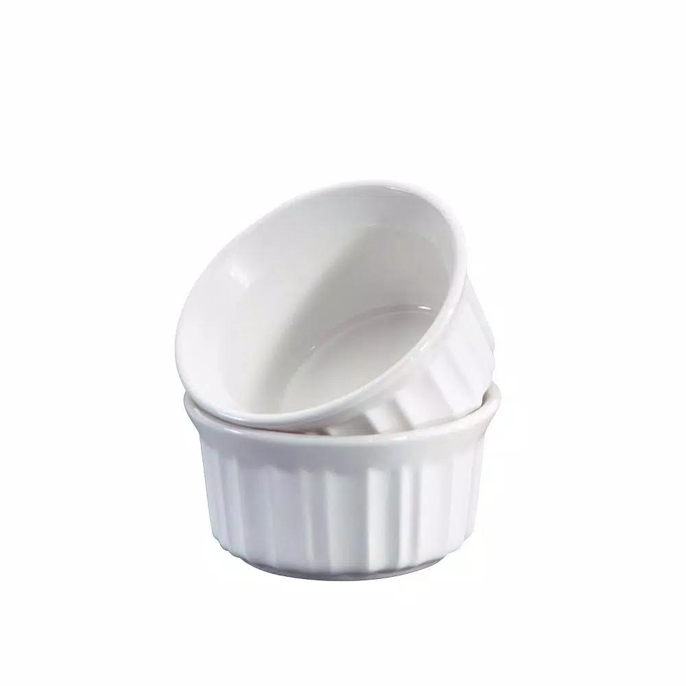 Corningware French White 10-Piece Ceramic Bakeware Set with Lids