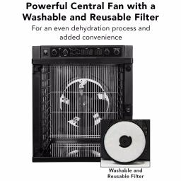Tribest Sedona Express 11-Tray Black Stainless Steel Food Dehydrator with TST Technology thumbnail 7