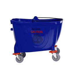 Alpine Industries 36 Qt. Mop Bucket with Side Press Wringer, Blue thumbnail 6