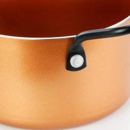 Gibson Home Cairo Sunset 1.4 qt. Aluminum Mini Dutch Oven, Copper thumbnail 3