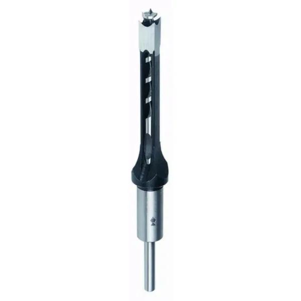 Fisch Premium Hollow Mortise Chisel and Bit Set, High Speed Steel, 1 in. x 1-1/8 in. x 8-3/4 in. OAL