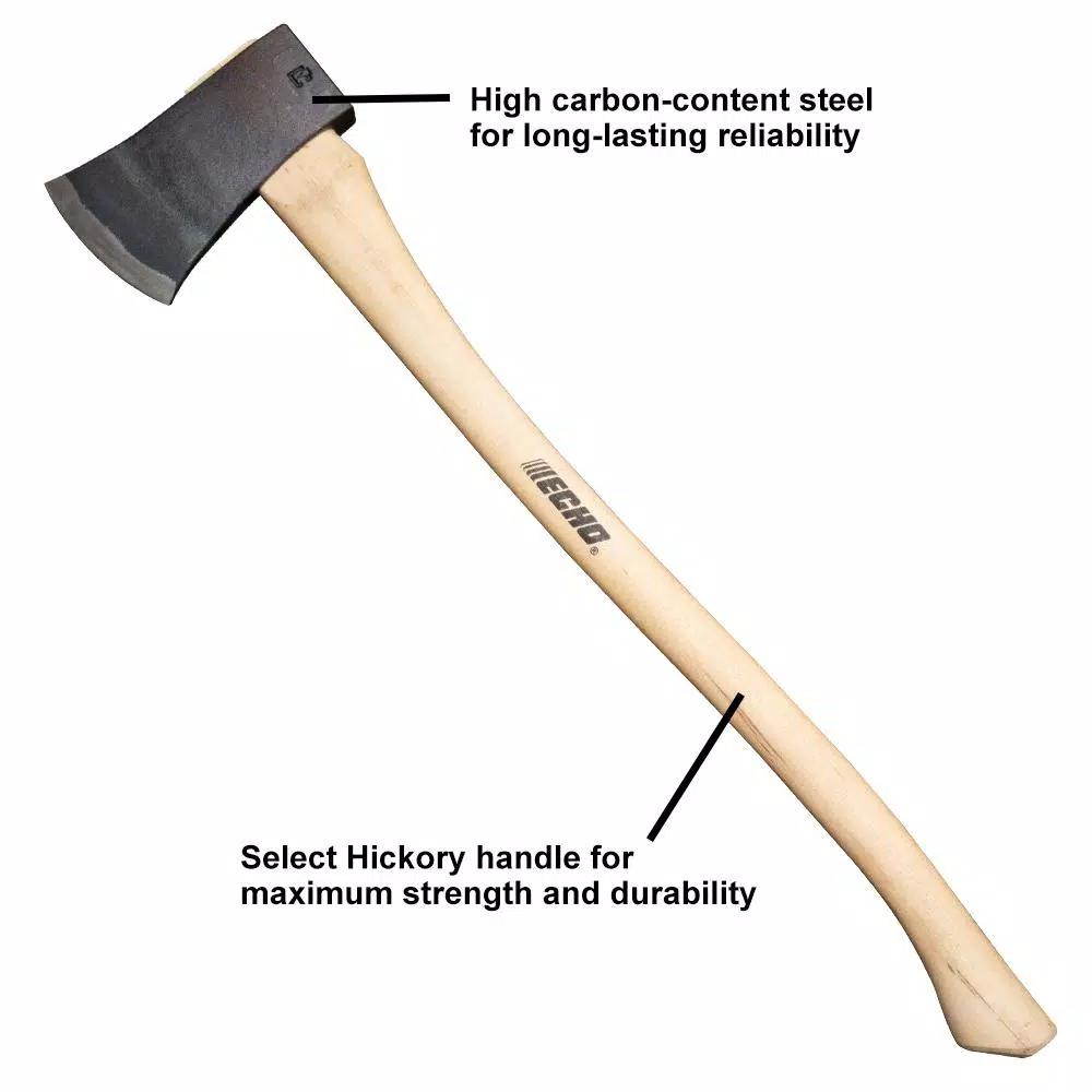 ECHO 28 in. Limbing Axe with Hickory Handle and High Carbon Steel Blade