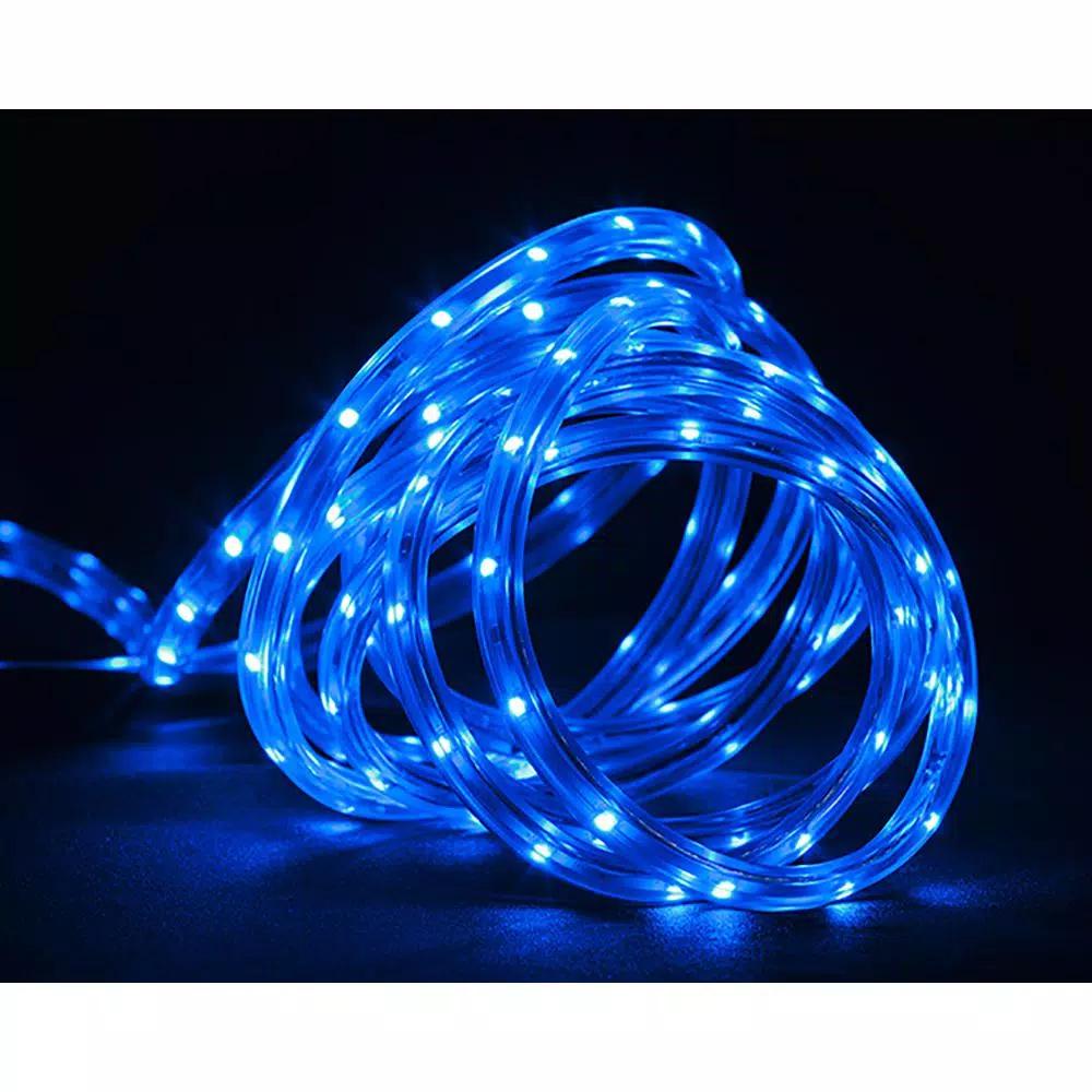 CC Christmas Decor 30 ft. Blue LED Outdoor Christmas Linear Tape Lighting, 108 Lights