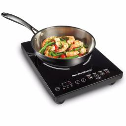 Hamilton Beach 10 in. Single Burner Black Induction Cooktop thumbnail 2