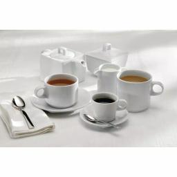 Oneida Sant'Andrea Nexus 10 oz. White Porcelain Creamers, Set of 36 thumbnail 2
