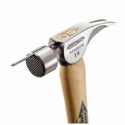 Stiletto TI14MC 14 oz. Titanium Milled Face Hammer with 18 in. Curved Hickory Handle thumbnail 6