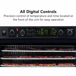 Tribest Sedona Express 11-Tray Black Stainless Steel Food Dehydrator with TST Technology thumbnail 4