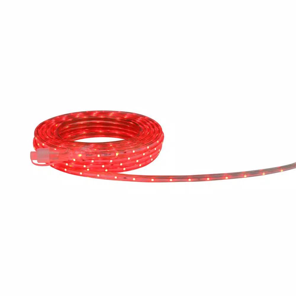 CC Christmas Decor 30 ft. Red LED Outdoor Christmas Linear Tape Lighting, 108-Light Specialty Lights