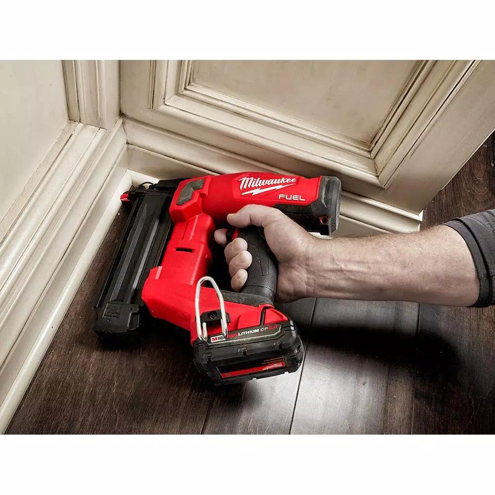 Milwaukee M18 FUEL 18-Gauge Brad Nailer, Jig Saw, and Compact Router 3-Tool Combo Kit