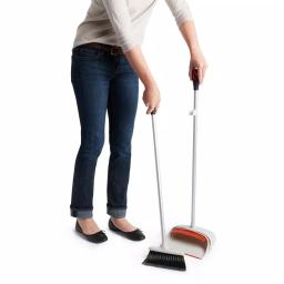 OXO Good Grips Upright Sweep Set, Broom and Dustpan with Compact Storage thumbnail 3