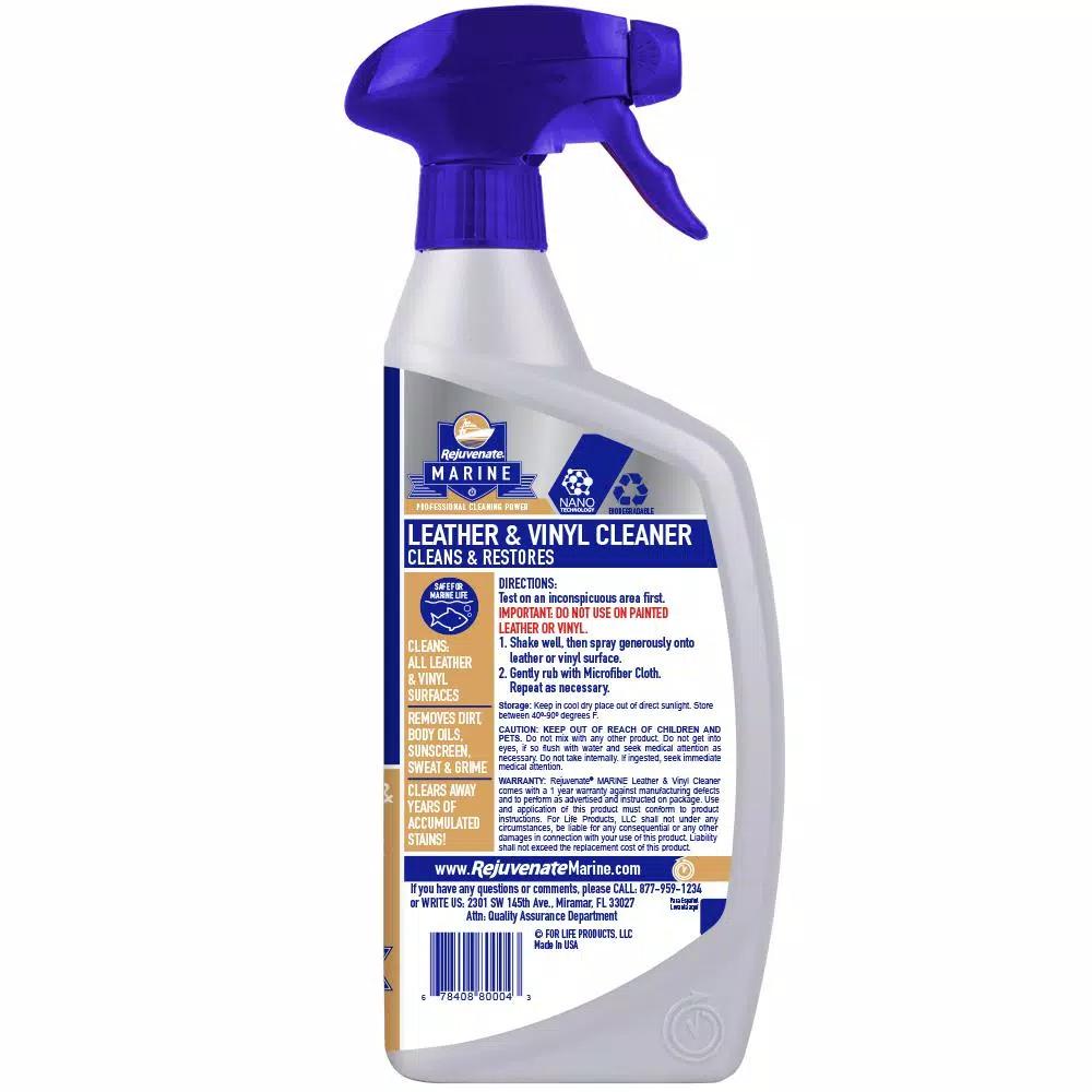 Rejuvenate Marine 24 oz. Leather and Vinyl Cleaner with Nano Technology
