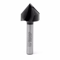 WEN 3/4 in. V-Groove Carbide Tipped Router Bit with 1/4 in. Shank thumbnail 5