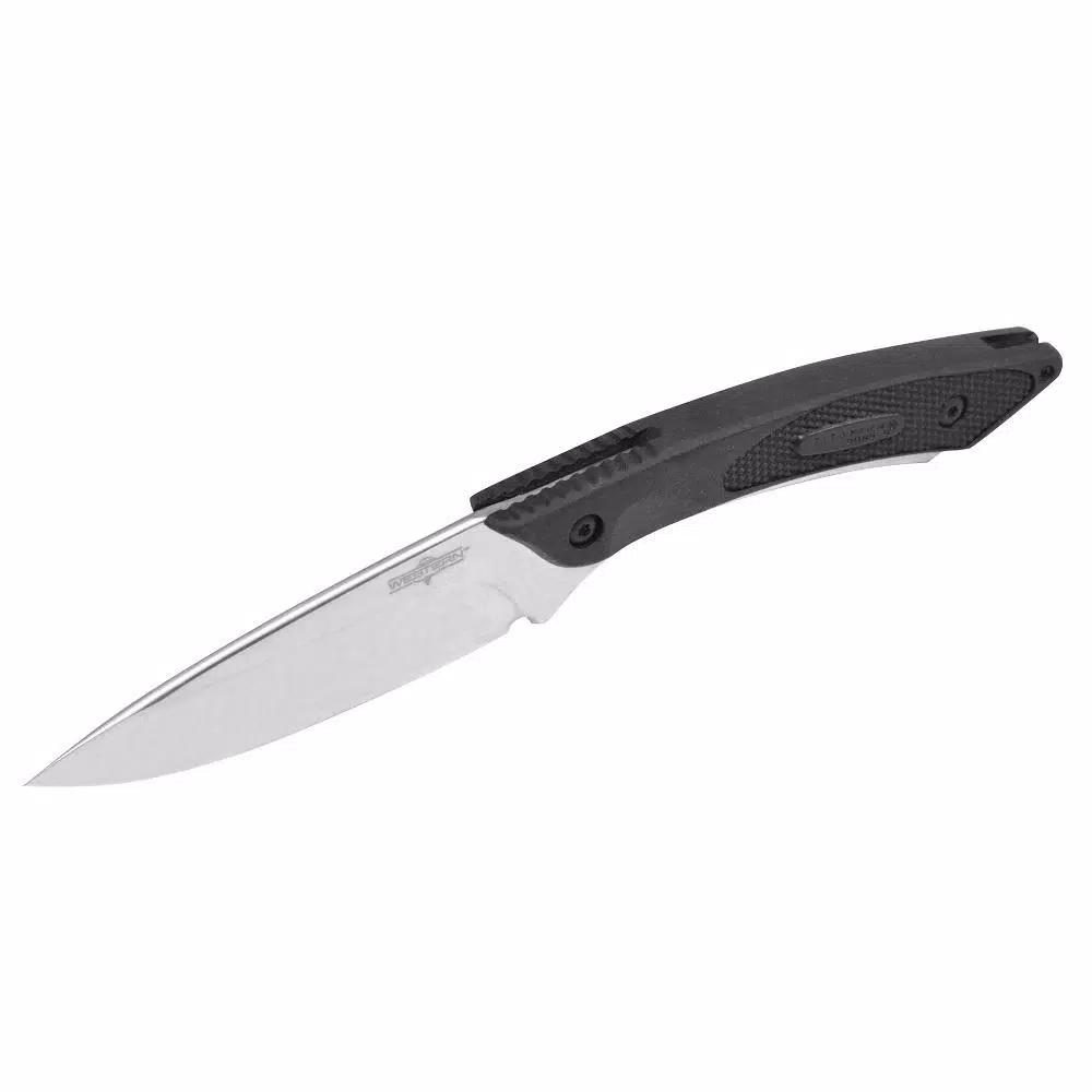 Western Coil 8 in. Fixed Blade Knife with 3.25 in. Titanium Bonded 420 Steel Drop Point Blade