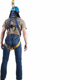 Werner Blue Armor 1000 Positioning Harness with 3 D-Rings, Small, Blue thumbnail 9