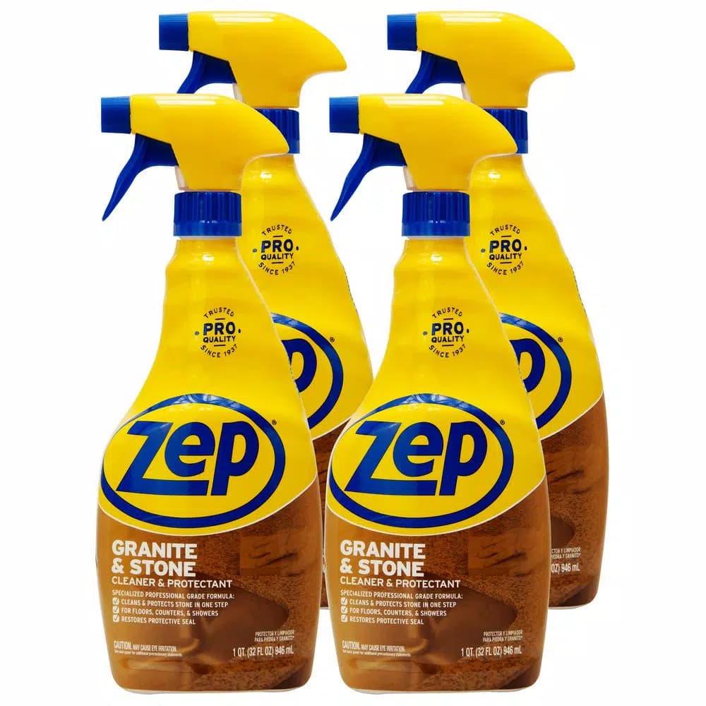 Zep Granite & Stone Cleaner & Protectant, 32 oz. (Case of 4)