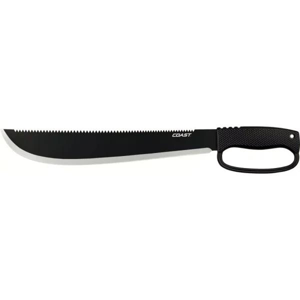 Coast F1400 14 in. Full-Tang Stainless Steel Machete with Saw and Nylon Sheath