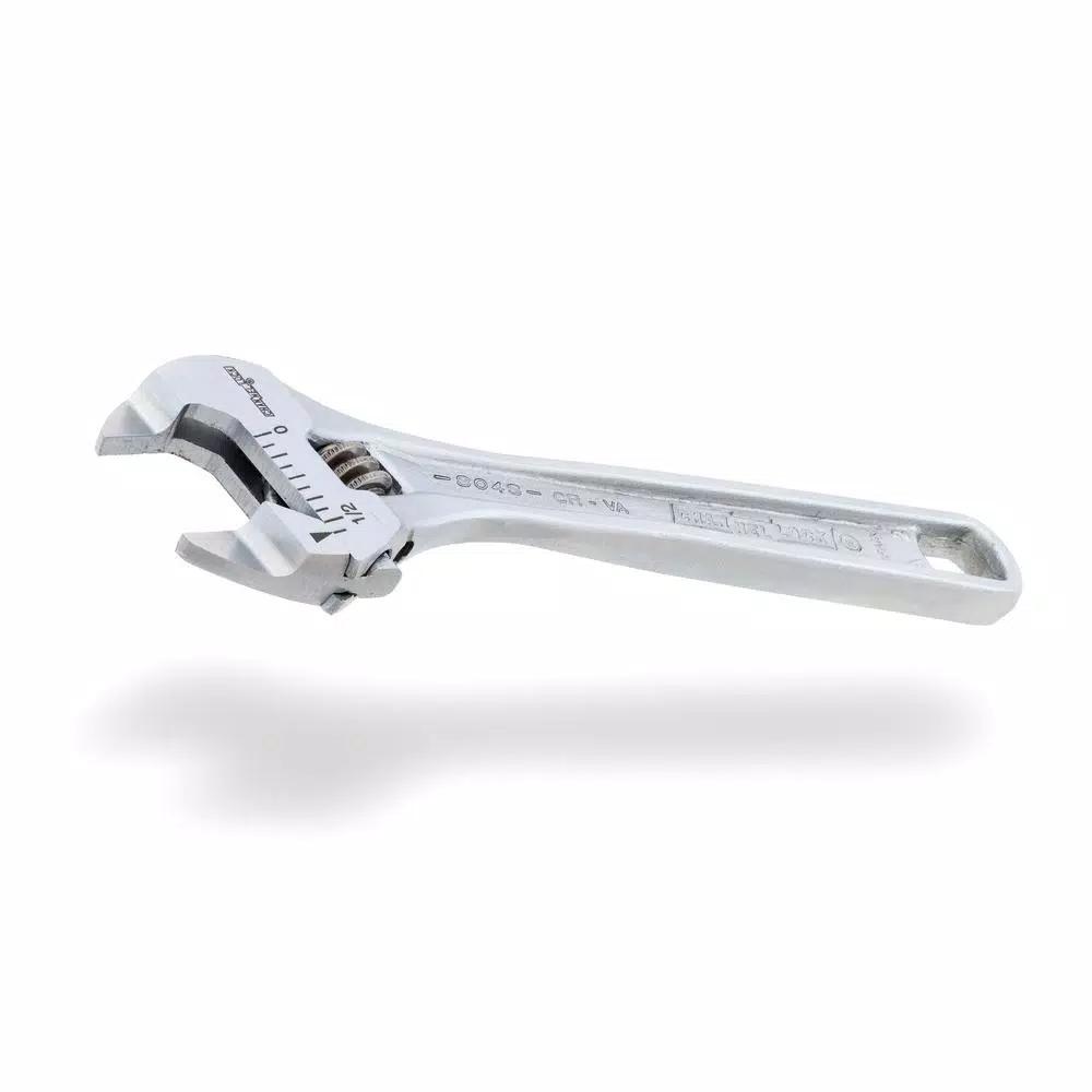 Channellock 804S 4 in. Slim Jaw Chrome Adjustable Wrench