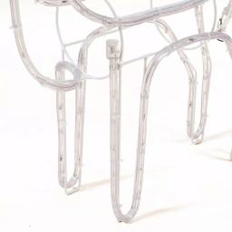 Luxen Home 25 in. LED White Rope Light Standing Reindeer - Indoor/Outdoor Christmas Decoration thumbnail 6