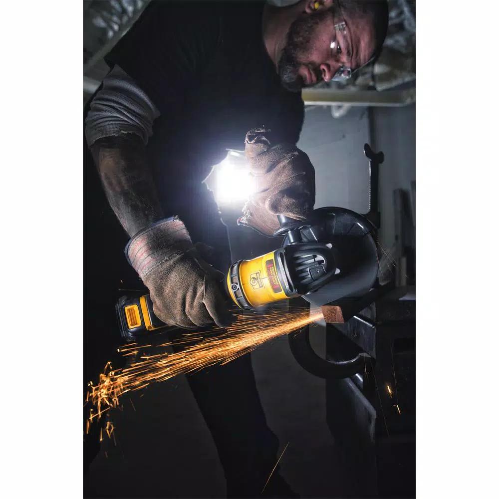 DEWALT 20V MAX XR Brushless 4-1/2 in. Paddle Switch Angle Grinder Kit with 4.0Ah Battery and Charger