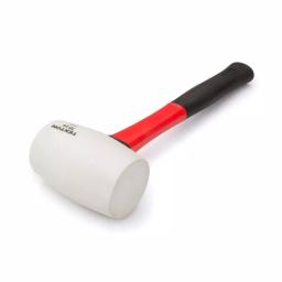 TEKTON 16 oz. White Rubber Mallet with Fiberglass Handle thumbnail 2