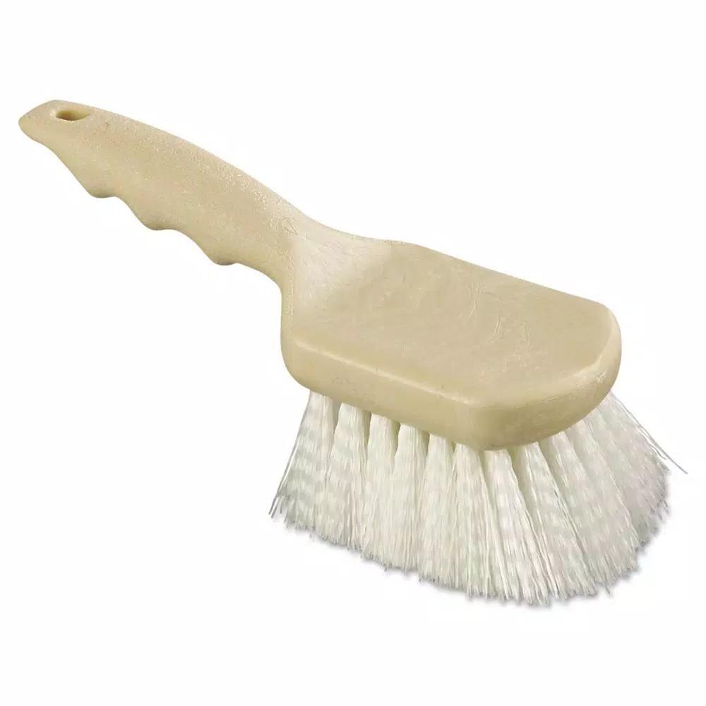 ProLine 9 in. Nylon Bristle Utility Brush with Tan Ergonomic Handle