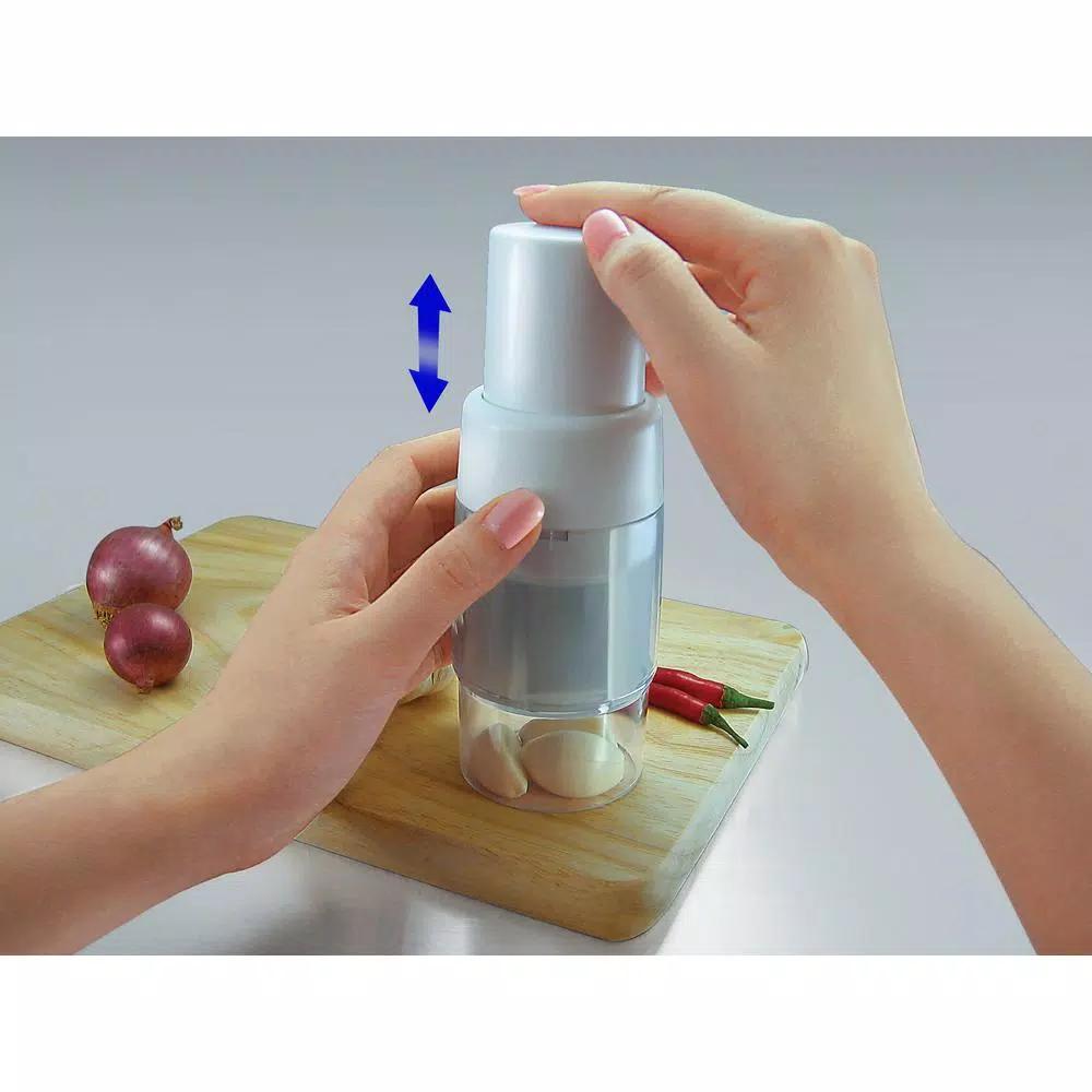 Simposh Mini Chopper - Compact Manual Food Processor with Stainless Steel Blades