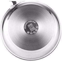 Cook N Home 5 qt. Stainless Steel Casserole Dish with Tempered Glass Lid thumbnail 2