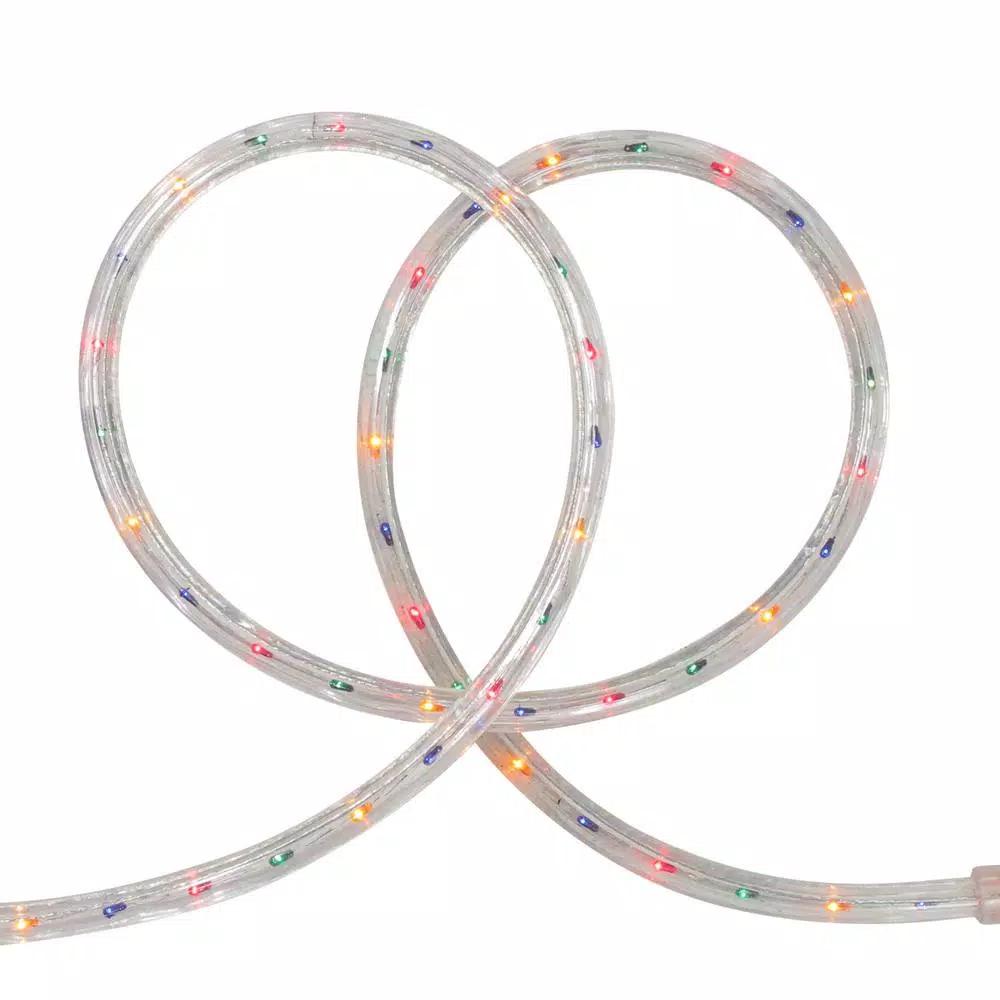 Northlight 18 ft. 108-Light Multi-Color Incandescent Christmas Rope Lights, Indoor/Outdoor