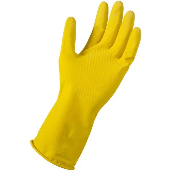 Grease Monkey Pro Cleaning Latex Reusable Gloves, Large, Yellow (288-Pair Value Pack)