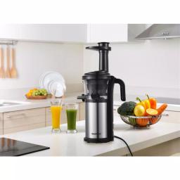 Boyel Living 200W Stainless Steel Slow Masticating Juicer, Quiet Cold Press Juicer with Reverse Function, Silver thumbnail 2