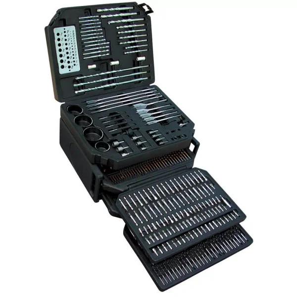 K Tool International 326-Piece Master Combination Drill Bit Set with Portable Storage Case