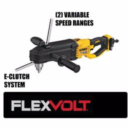 DEWALT DCD470 60V MAX FLEXVOLT Brushless 1/2 in. Stud & Joist Drill with E-Clutch (Tool-Only) thumbnail 3