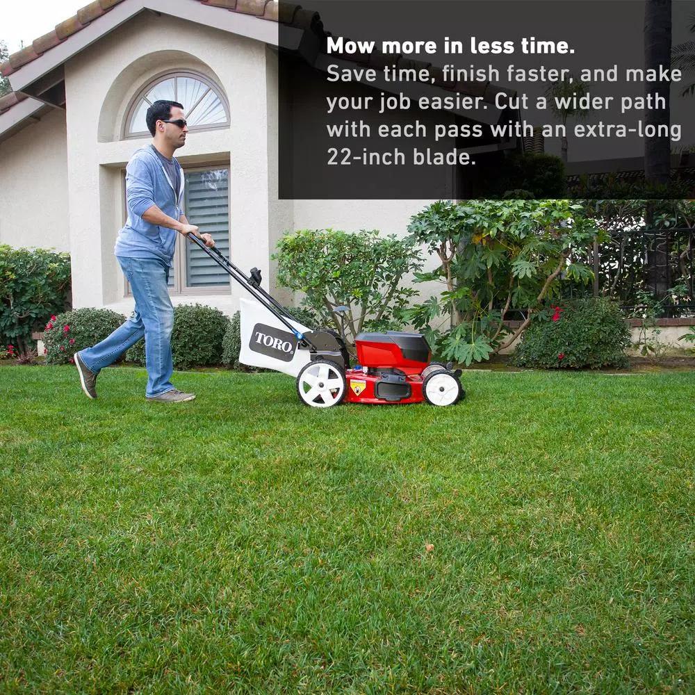Toro 22 in. Recycler 60V Max Cordless Battery Push Lawn Mower - Tool Only