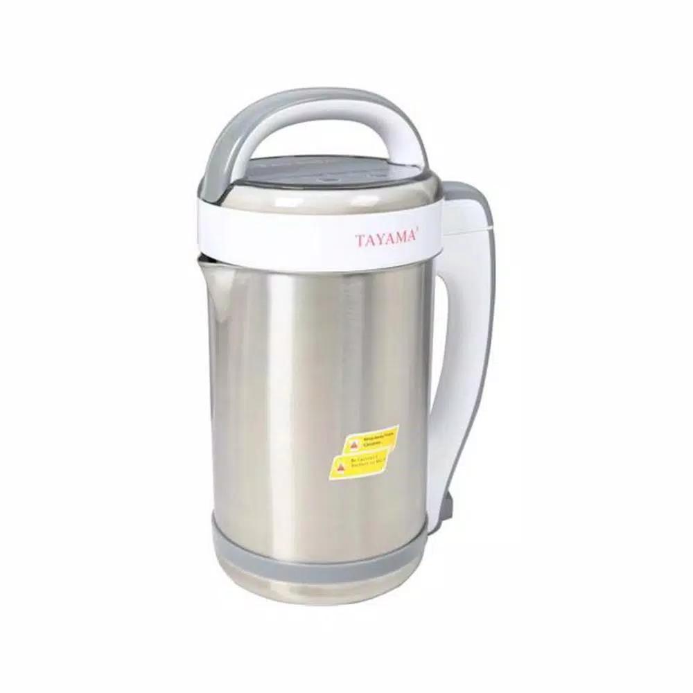 Tayama DJ-15SS Soy Milk Maker, 1.3L Automatic Nut Milk & Soup Maker, Grey Stainless Steel