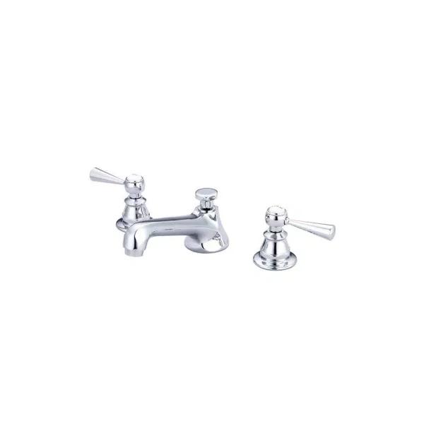 Water Creation Century Classic 8 in. Widespread Bathroom Faucet, Triple Plated Chrome with Pop-Up Drain