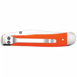 W.R. Case and Sons Cutlery Co. Case Kickstart Trapperlock Assisted Opening Pocket Knife, Orange Synthetic, Clip Point thumbnail 3