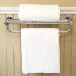 Speakman Caspian Towel Rack with Shelf and Bar, Polished Chrome thumbnail 2
