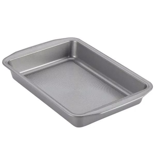 Circulon Nonstick 9 x 13 in. Rectangular Cake Pan, Gray Aluminum Bakeware
