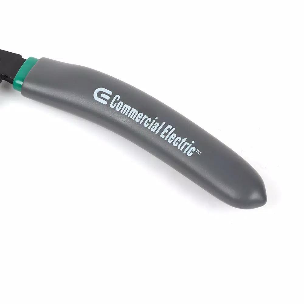 Commercial Electric 7 in. Wire Stripper and Cutter with Curved Handle