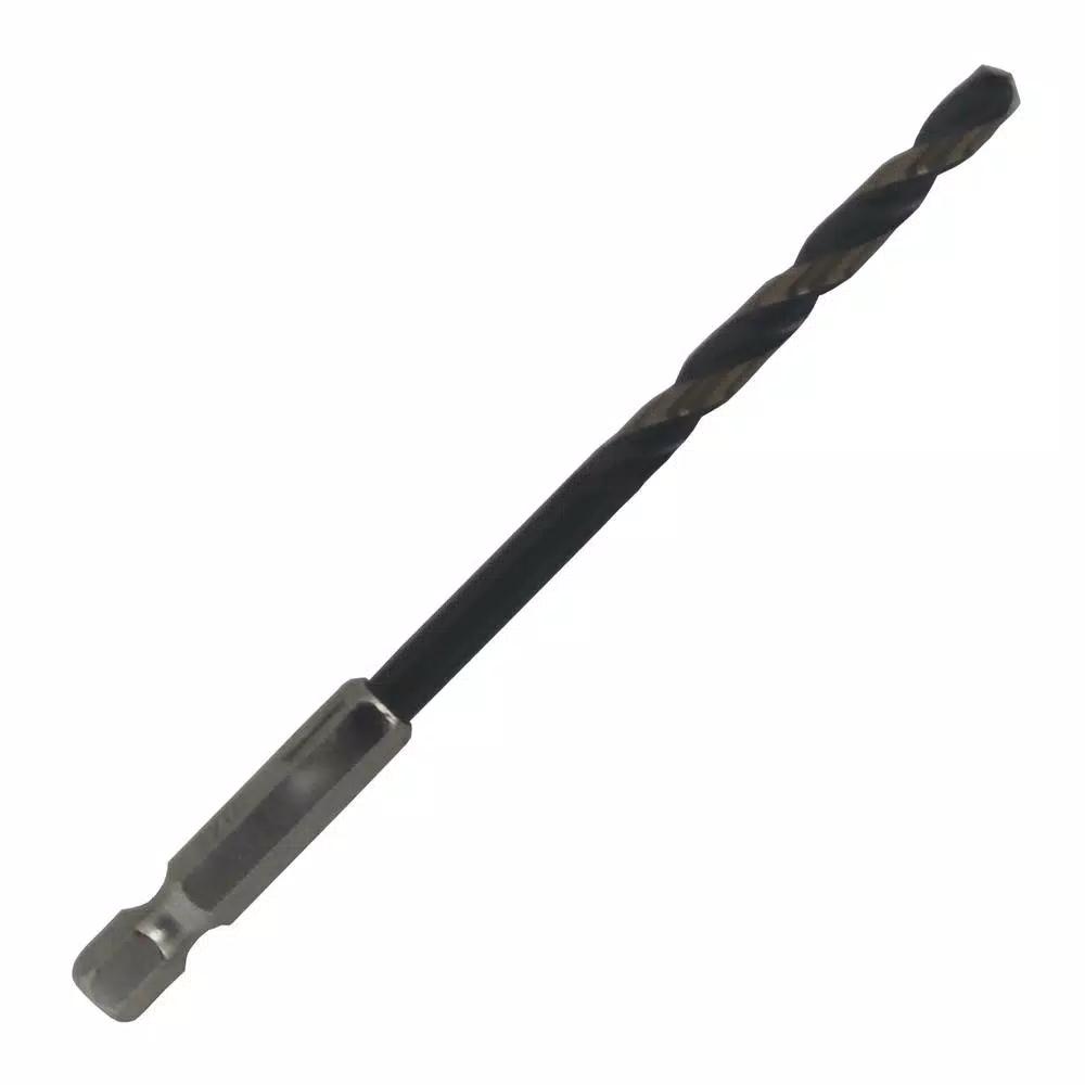 Drill America Killer Force High Speed Steel Drill Bit Set, 5-Piece Hex Shank