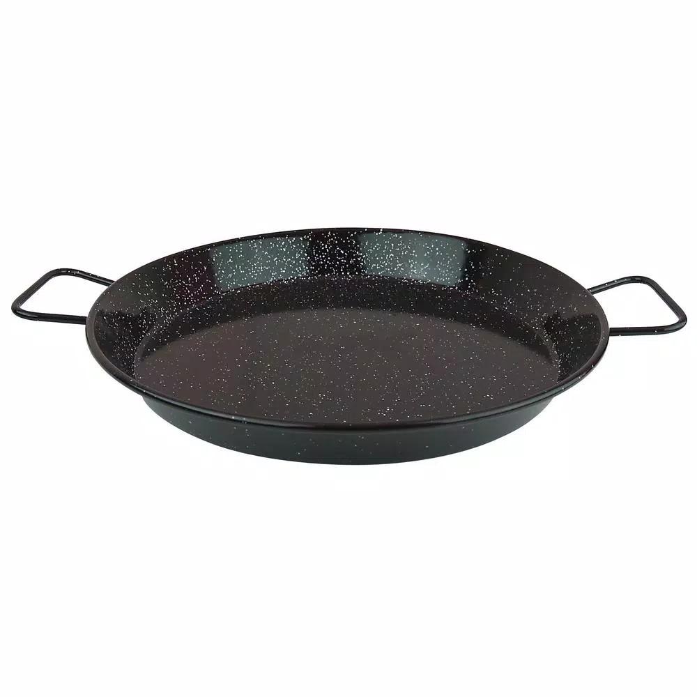 Magefesa 13.5 in. Enamelled Steel Paella and Pizza Pan