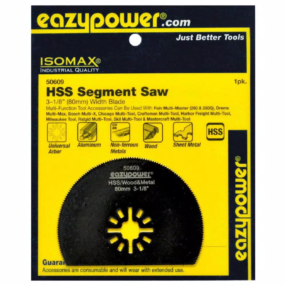 Eazypower 3-1/8 in. Carbide Grit Segment Saw Blade for Oscillating Multi-Tools