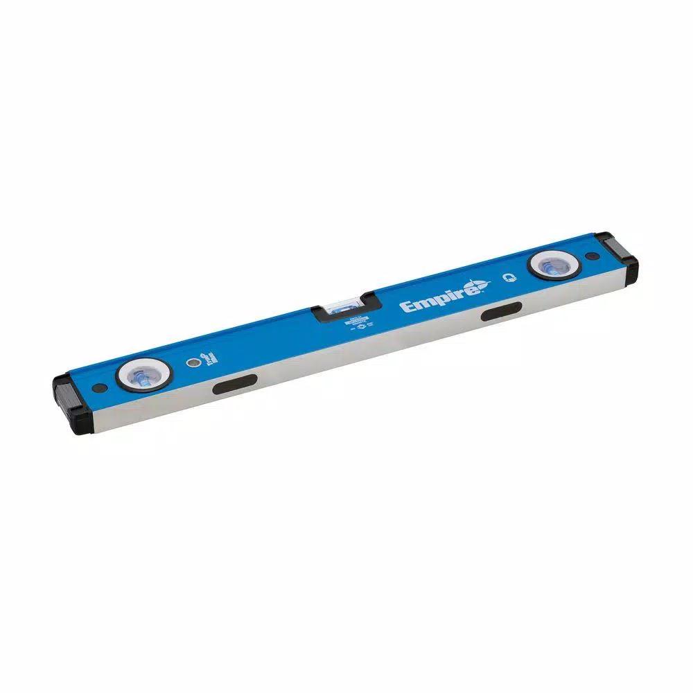 Empire 2-Piece Magnetic Box Level Set, 24 in. and 12 in. Aluminum Levels
