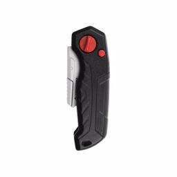 Husky Folding Utility Knife with Die-Cast Aluminum Handle and Carbon Steel Blades thumbnail 3