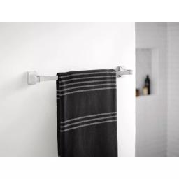 Unbranded Adler 3-Piece Chrome Bathroom Hardware Set with Adjustable 18-24 in. Towel Bar thumbnail 3