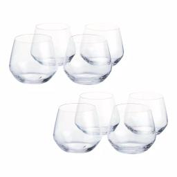 Home Decorators Collection Genoa 18.5 oz. Lead-Free Crystal Stemless Wine Glasses, Set of 8 thumbnail 5
