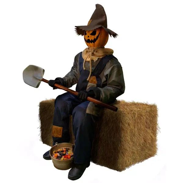 Unbranded Smiling Jack Animated Halloween Greeter - Motion & Sound Activated Monster Sculpture